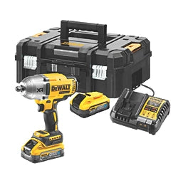 DEWALT DCF900H2T-GB 18V 2 X 5.0AH LI-ION POWERSTACK BRUSHLESS CORDLESS IMPACT WRENCH