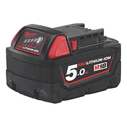 MILWAUKEE M18 B5 18V 5.0AH LI-ION REDLITHIUM BATTERY