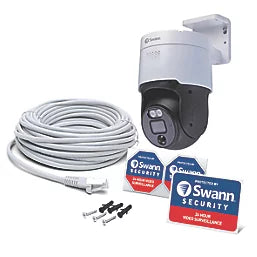 SWANN ENFORCER SWNHD-900PT-EU WHITE WIRED 4K INDOOR & OUTDOOR CYLINDER ADD-ON CAMERA